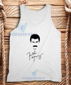 Freddie Mercury Cheap Tank Top Bohemian Rhapsody Signature S-2XL