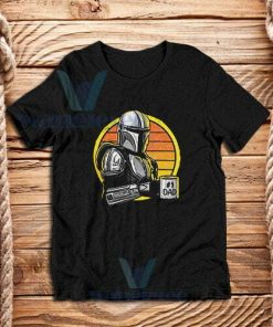 Galaxys Best Dad T-Shirt Funny The Mandalorian S-3XL