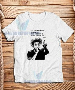 J Cole Quotes Being Myself T-Shirt American Rapper S-3XL