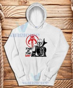 Mando This is The Way Hoodie Star Wars Mandalorian S-3XL