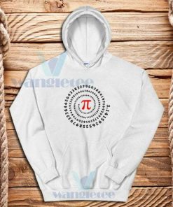 Pi Spiral Hoodie Science Mathematics S-3XL