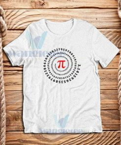 Pi Spiral T-Shirt Science Mathematics S-3XL