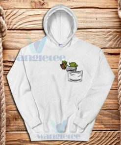 Pocket Master and Baby Yoda Hoodie Star Wars Mando S-3XL