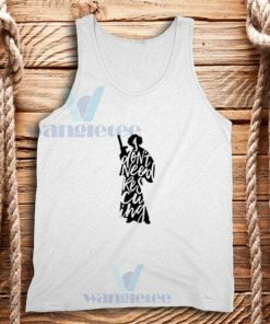 Princess Leia Don’t Rescue Me Tank Top Star Wars S-2XL