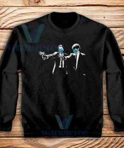 Pulp Fiction Covid19 Sweatshirt Covid Fiction Film S-3XL