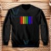 Rainbow Barcode Sweatshirt Pride DNA Merch S-3XL