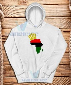 The African Flag Continent Hoodie Black Power S-3XL