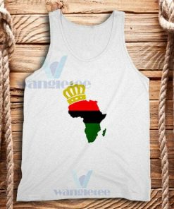 The African Flag Continent Tank Top Black Power S-2XL