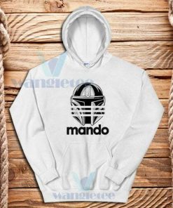 Three Stripes Mando Hoodie The Mandalorian Star Wars S-3XL