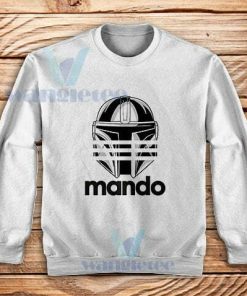 Three Stripes Mando Sweatshirt The Mandalorian Star Wars S-3XL