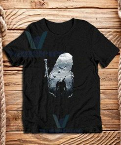 Wild Hunt The Witcher T-Shirt Netflix Witcher Geralt S-3XL