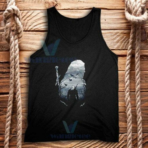 Wild Hunt The Witcher Tank Top Netflix Witcher Geralt S-2XL