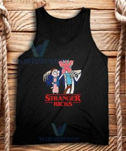 Stranger Things Rick and Morty Tank Top For Unisex S-2XL