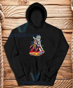 Trippy Rick and Morty Hoodie Adult Swim S-3XL
