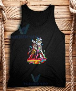 Trippy Rick and Morty Tank Top Adult Swim S-2XL