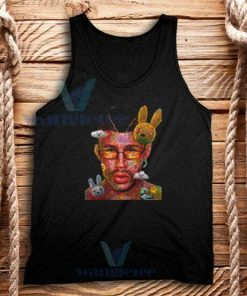 Bad Bunny Face Cute Tank Top Unisex Adult Size S-2XL