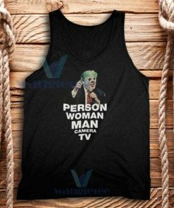 Trump Person Woman Camera TV Tank Top Unisex Size S-2XL