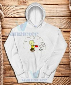 Charlie Brown And Snoopy Hoodie Unisex Size S-3XL