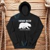 Mama Bear Lung Cancer Awareness Hoodie Unisex Size S-3XL