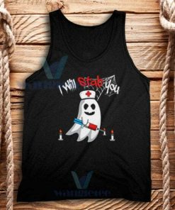 Creepy Horror Spooky Tank Top Happy Halloween Size S-2XL