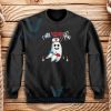 Creepy Horror Spooky Sweatshirt Happy Halloween Size S-3XL