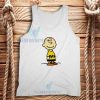 Charlie Brown Cute Tank Top The Peanuts Size S-2XL