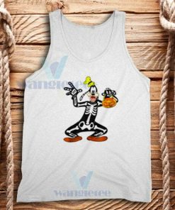 Goofy Skeleton Halloween Tank Top Unisex Adult Size S-2XL