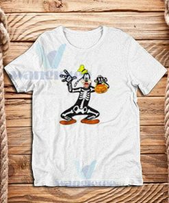 Goofy Skeleton Halloween T-Shirt Unisex Adult Size S - 3XL