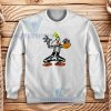 Goofy Skeleton Halloween Sweatshirt Unisex Adult Size S-3XL