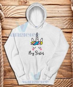 Unicorn Big Sister Hoodie Unisex Adult Size S-3XL