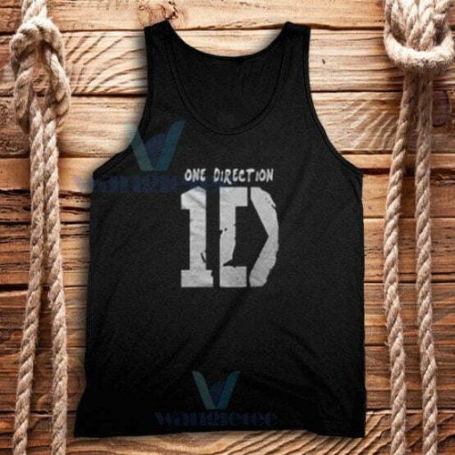 One Direction Logo Tank Top Unisex Adult Size S-2XL