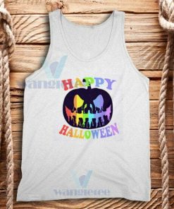 Pumpkin Halloween Rainbow Tank Top Unisex Size S-2XL