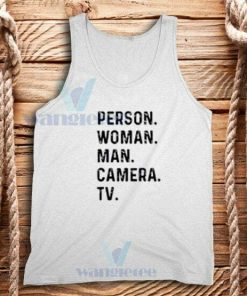 Vintage Person Woman Camera Tv Tank Top Unisex Size S-2XL