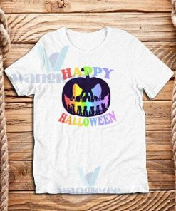 Pumpkin Halloween Rainbow T-Shirt Unisex Size S - 3XL