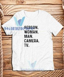 Vintage Person Woman Camera Tv T-Shirt Size S - 3XL