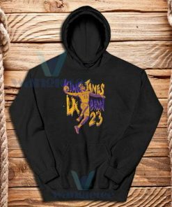 King Lebron James Lakers Hoodie Unisex Adult Size S-3XL