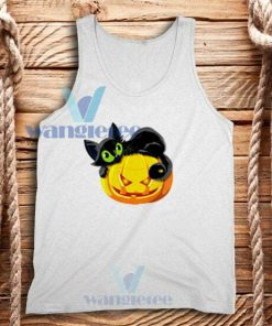 Cute Kitten Halloween Tank Top Unisex Adult Size S-2XL