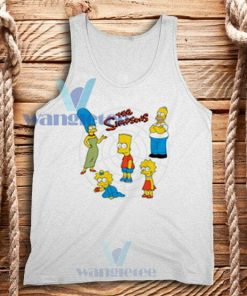 The Simpsons Family Tank Top Unisex Adult Size S-2XL