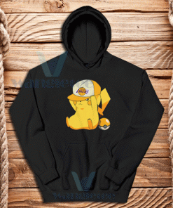 Lakers Pikachu Pokemon Hoodie Los Angeles Size S-3XL