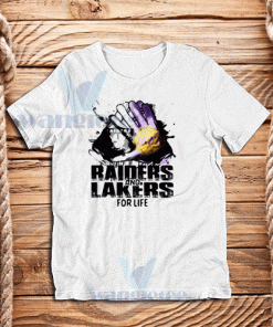 Raiders And Lakers T-Shirt Unisex Adult Size S - 3XL