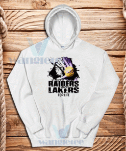 Raiders And Lakers Hoodie Unisex Adult Size S-3XL