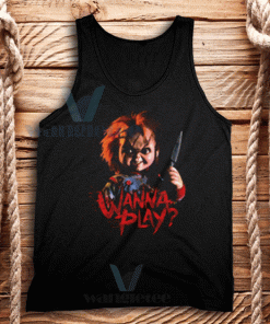 Chucky Wanna Play Tank Top Unisex Adult Size S-2XL