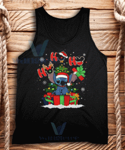 Ho Ho Ho Stitch Christmas Tank Top Unisex Adult Size S-2XL