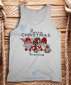 Merry Christmas Gnomies Tank Top Unisex Adult Size S-2XL