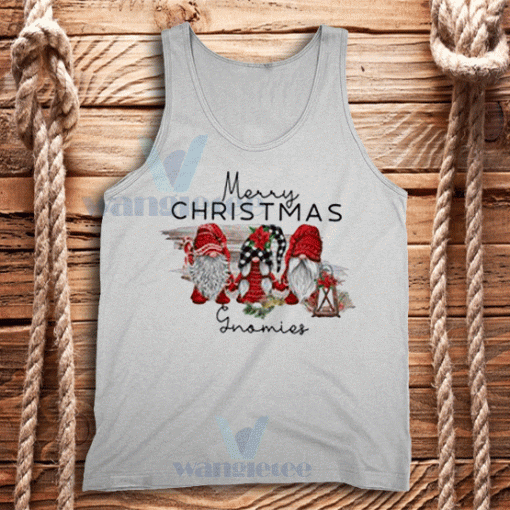 Merry Christmas Gnomies Tank Top Unisex Adult Size S-2XL