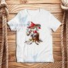 Elf Smoking Christmas T-Shirt Unisex Adult Size S - 3XL