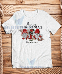 Merry Christmas Gnomies T-Shirt Unisex Adult Size S - 3XL