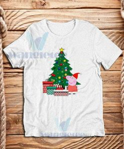 Peppa Pig Christmas Tree T-Shirt Adult Size S - 3XL