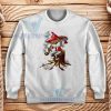 Elf Smoking Christmas Sweatshirt Unisex Adult Size S-3XL