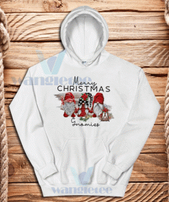 Merry Christmas Gnomies Hoodie Unisex Adult Size S-3XL